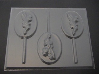 284sp Fairy Tink on Oval Chocolate Candy Lollipop Mold